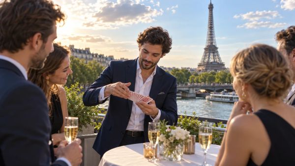 Fêtez avec un magicien à Paris : animation extraordinaire