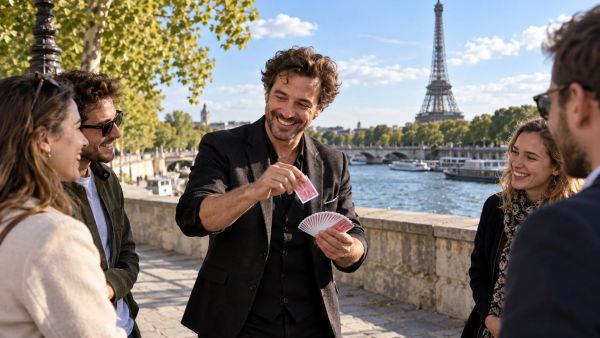 Fêtez avec un magicien à Paris : animation extraordinaire